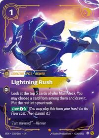 Vendetta : Lightning Rush - 156/166 - Foil - Epic - Signature Spell