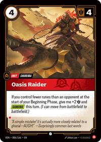 Vendetta : Oasis Raider - 006/166 - Normal - Common - Unit