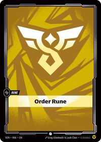 Vendetta : Order Rune - R06 - Normal - Common - Rune Foil