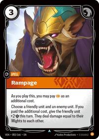 Vendetta : Rampage - 083/166 - Normal - Uncommon - Spell Foil