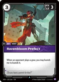 Vendetta : Ravenbloom Prefect - 102/166 - Normal - Uncommon - Unit Foil