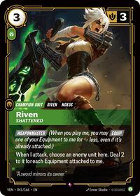 Vendetta : Riven - Shattered - 041/166 - Foil - Rare - Champion Unit
