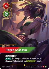 Vendetta : Akali - Rogue Assassin (Overnumbered) - 189/166 - Foil - Rare - Legend