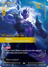 Vendetta : Shen - Leader of the Kinkou Order (Alternate Art) - 138a/166 - Foil - Showcase - Champion Unit