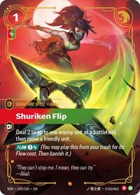 Vendetta : Shuriken Flip - 140/166 - Foil - Epic - Signature Spell
