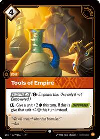 Vendetta : Tools of Empire - 077/166 - Normal - Common - Gear