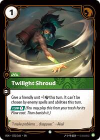 Vendetta : Twilight Shroud - 031/166 - Normal - Common - Spell