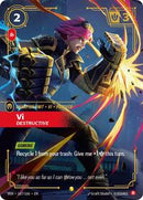 Vendetta : Vi - Destructive (Overnumbered) - 167/166 - Foil - Showcase - Champion Unit
