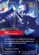 Vendetta : Zed - From the Shadows (Alternate Art) - 023a/166 - Foil - Showcase - Champion Unit