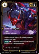 Vendetta : Zed - Without a Sound (Alternate Art) - 112a/166 - Foil - Showcase - Champion Unit