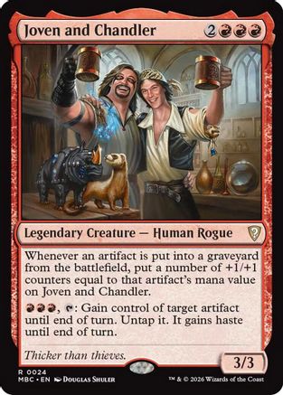 Joven and Chandler (024) [Mystery Booster: Commander Edition] Foil