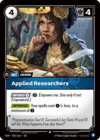 Vendetta : Applied Researchers - 055/166 - Normal - Uncommon - Unit