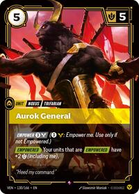 Vendetta : Aurok General - 130/166 - Foil - Rare - Unit