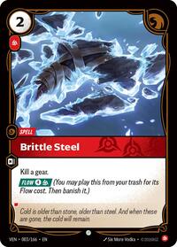Vendetta : Brittle Steel - 003/166 - Normal - Common - Spell