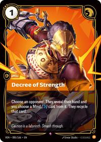 Vendetta : Decree of Strength - 085/166 - Foil - Rare - Spell
