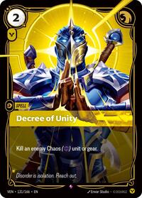 Vendetta : Decree of Unity - 131/166 - Foil - Rare - Spell