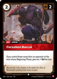 Vendetta : Forsaken Baccai - 005/166 - Normal - Common - Unit Foil