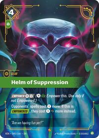 Vendetta : Helm of Suppression - 045/166 - Foil - Epic - Gear
