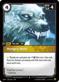 Vendetta : Hungry Wolf - 125/166 - Normal - Uncommon - Unit