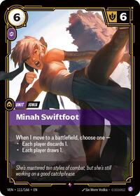 Vendetta : Minah Swiftfoot - 111/166 - Foil - Rare - Unit