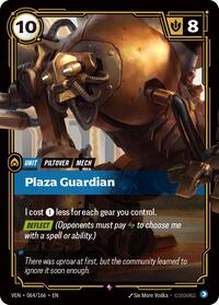 Vendetta : Plaza Guardian - 064/166 - Foil - Rare - Unit