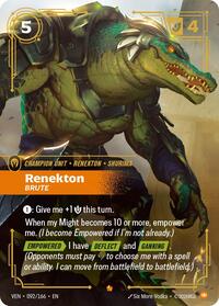 Vendetta : Renekton - Brute - 092/166 - Foil - Epic - Champion Unit