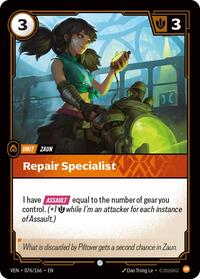 Vendetta : Repair Specialist - 076/166 - Normal - Common - Unit