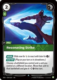Vendetta : Resonating Strike - 034/166 - Normal - Uncommon - Spell