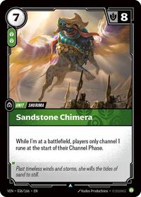 Vendetta : Sandstone Chimera - 036/166 - Normal - Uncommon - Unit Foil