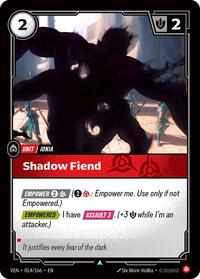 Vendetta : Shadow Fiend - 014/166 - Normal - Uncommon - Unit Foil