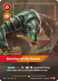 Vendetta : Renekton - Butcher of the Sands (Signature) - 190*/166 - Foil - Showcase - Legend