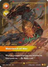 Vendetta : Ambessa - Matriarch of War (Signature) - 196*/166 - Rare - Legend