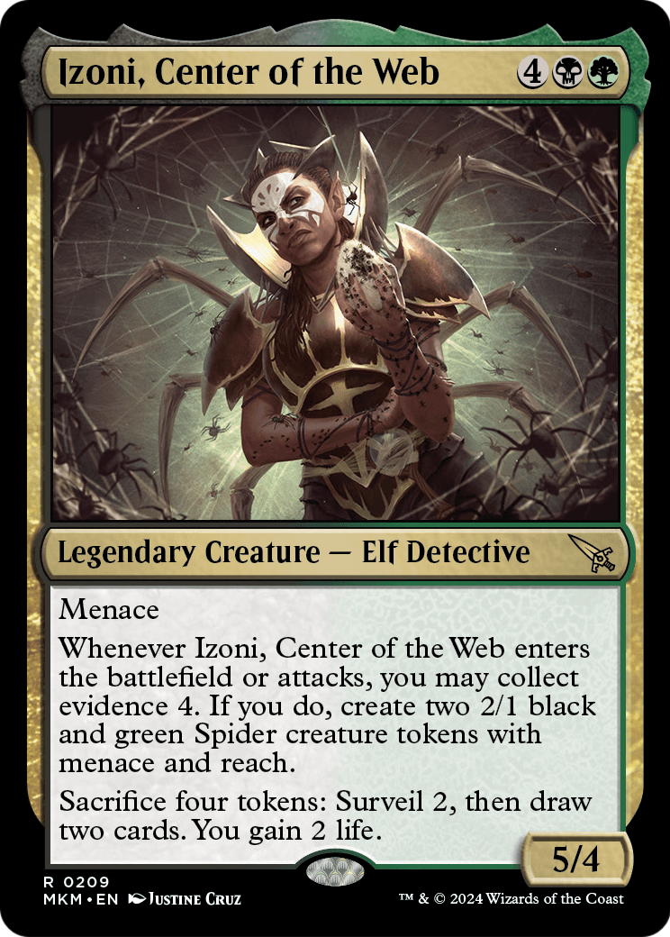 Izoni, Center of the Web (MKM-209) [Murders at Karlov Manor] Foil
