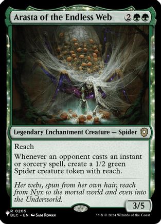Arasta of the Endless Web (LIST-205) [The List Reprints]