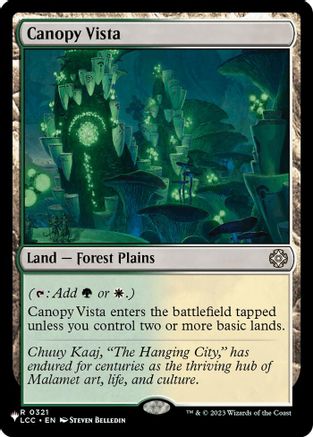 Canopy Vista (LCC) (LIST-321) [The List Reprints]