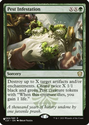 Pest Infestation (LIST-065) [The List Reprints]