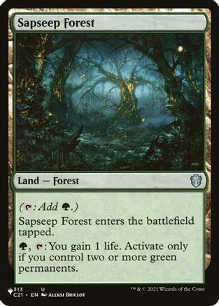 Sapseep Forest (LIST-313) [The List Reprints]