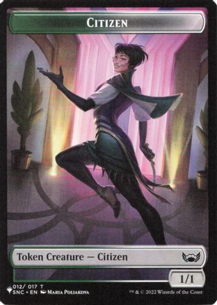 Citizen // Angel Double-Sided Token (LIST-12 // 3) [The List Reprints]