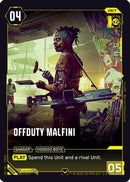 Offduty Malfini (B004) - The Heist  Beta Starter Deck