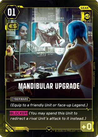 Mandibular Upgrade (B062) - Welcome to Night City  Beta
