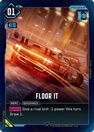 Floor It (132) - Welcome to Night City  Retail