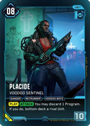 Placide - Voodoo Sentinel (123) - Welcome to Night City  Retail Foil