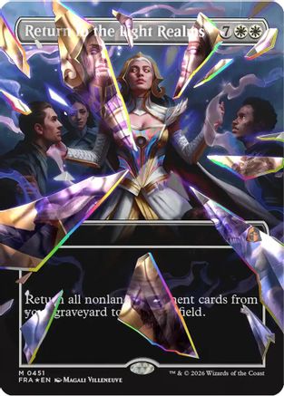 Return to the Light Realms (Borderless) (Facet Foil) (0415) [Reality Fracture]