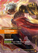 Ambessa, The Wolf (T1 Worlds Champion Player Bundle) (T1A 001/005) - Riftbound Promotional Cards Foil