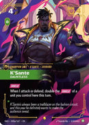 K'Sante, Dauntless (Alternate Art) (045a/167) - Radiance Foil