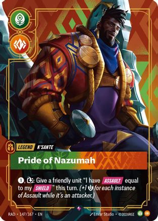 K'Sante, Pride of Nazumah (147/167) - Radiance Foil