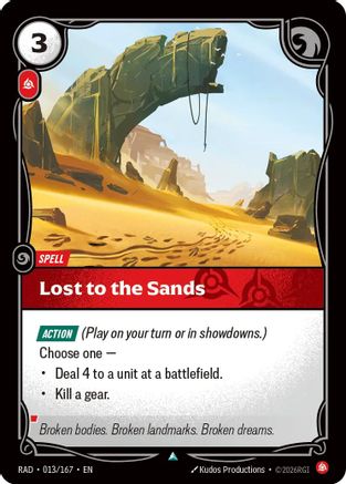 Lost to the Sands (013/167) - Radiance Foil