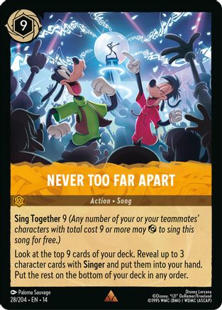 Never Too Far Apart (28/204) - Hyperia City Cold Foil