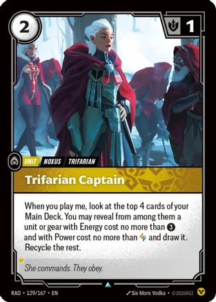 Trifarian Captain (129/167) - Radiance