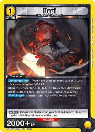 Rapi (UP01BT/NIK-2-004) - UP01BT GODDESS OF VICTORY NIKKE Precious Booster Foil